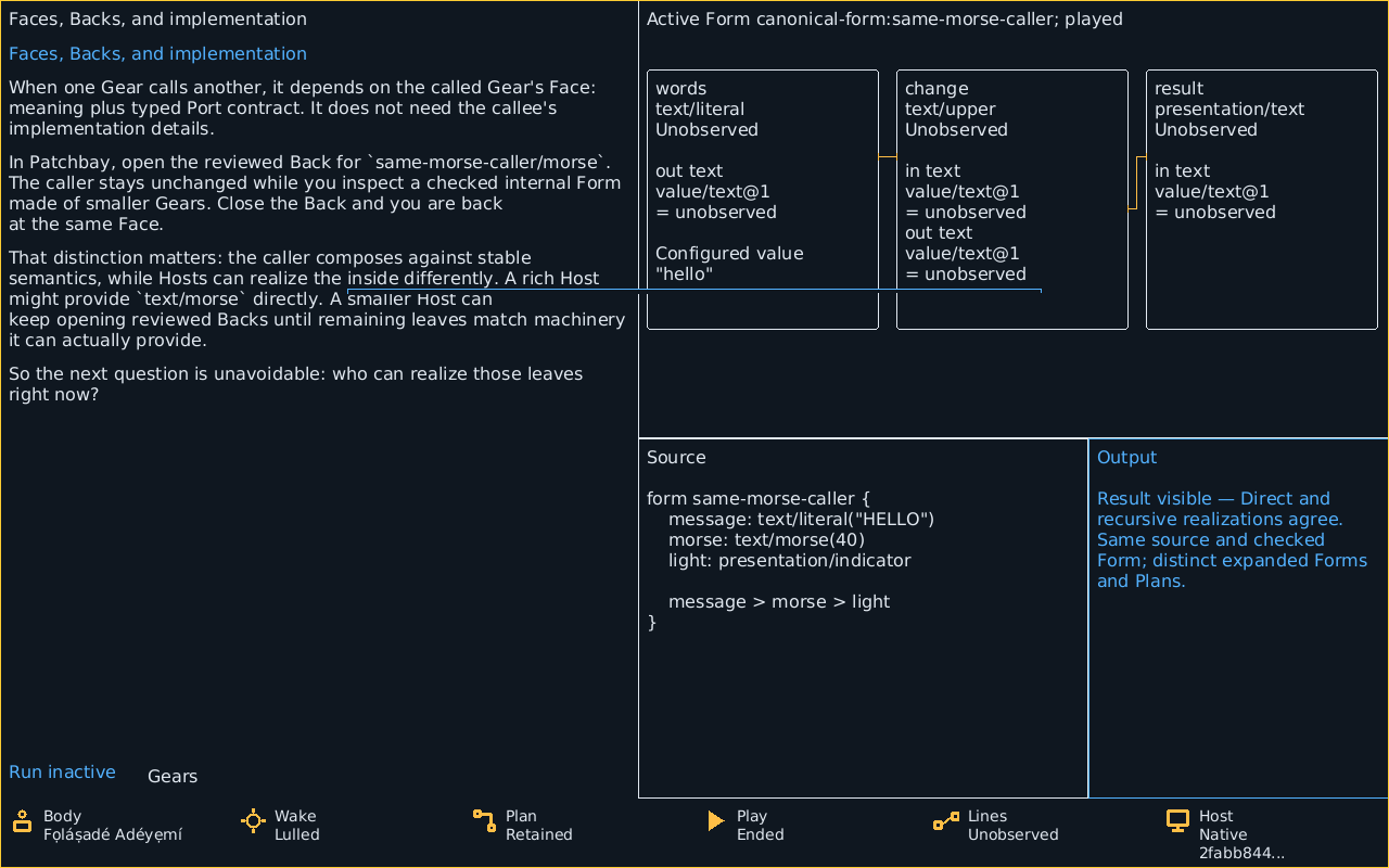 The comparison lesson reports that direct and recursive realizations agree.